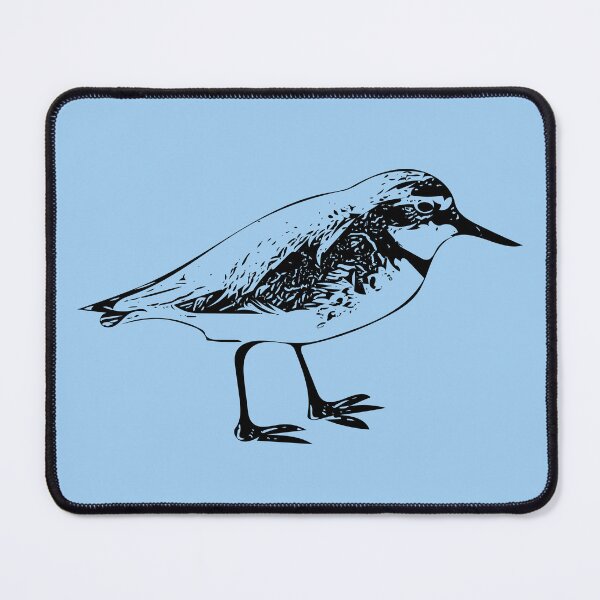 Item preview, Wrybill Plover Black Design designed and sold by designsasstultd.