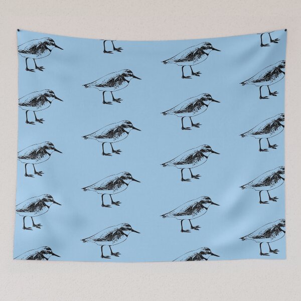 Item preview, Wrybill Plover Black Design  designed and sold by designsasstultd.