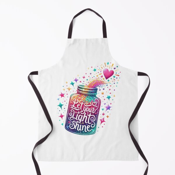 Item preview, Let your light shine  - jar - colorful motivational quote design designed and sold by Dominika Farkašová.