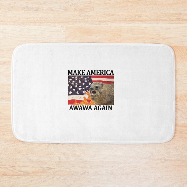 Item preview, Make America Awawa Again Hyrax Meme Graphic shirt designed and sold by wawawover.