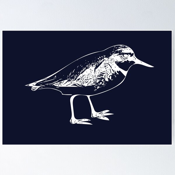 Item preview, Wrybill Plover White Design  designed and sold by designsasstultd.