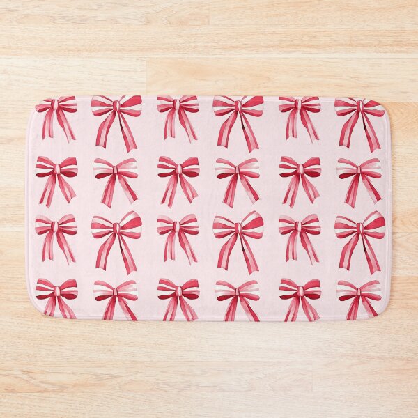 Item preview, Seamless pattern of red and white decorative bows  designed and sold by MiraCleAI.