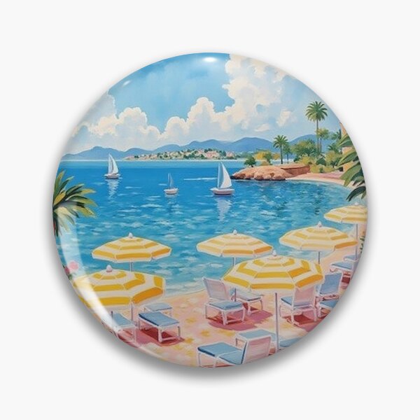Item preview, French Riviera - Nice Travel Poster designed and sold by Arctic frame studio.