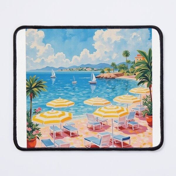 Item preview, French Riviera - Nice Travel Poster designed and sold by Arctic frame studio.