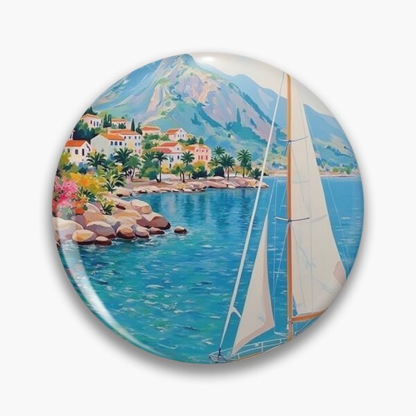 Item preview, French Riviera - Nice Travel Poster designed and sold by Arctic frame studio.