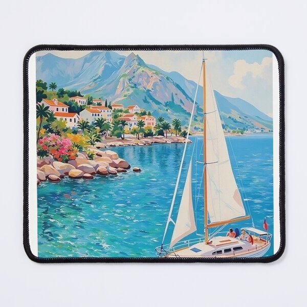 Item preview, French Riviera - Nice Travel Poster designed and sold by Arctic frame studio.