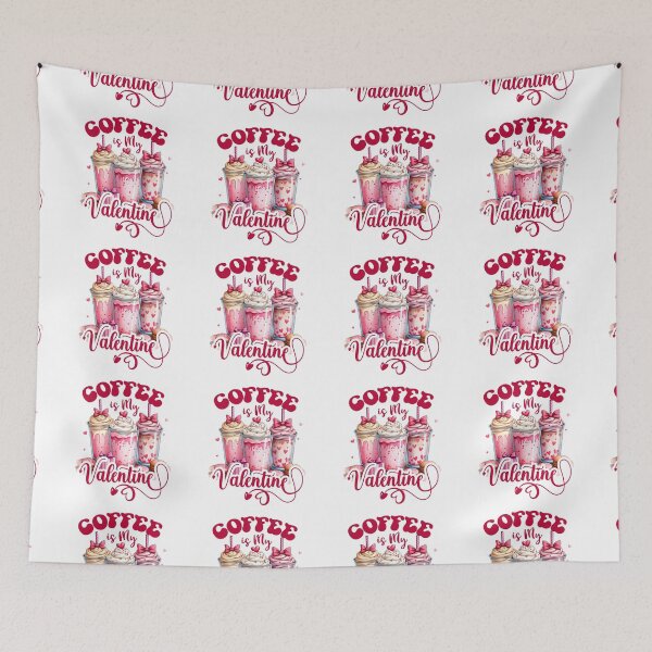 Item preview, Coffee is my Valentine - valentine design  designed and sold by Dominika Farkašová.