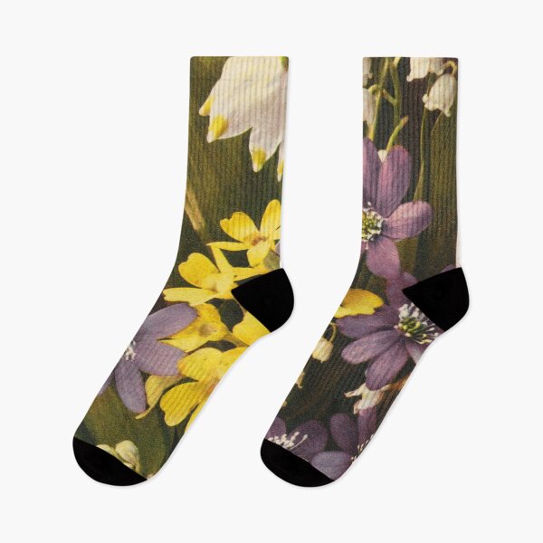 Item preview, Vintage Botanical Postcards: Spring Flower Arrangement designed and sold by sleepyhenry.