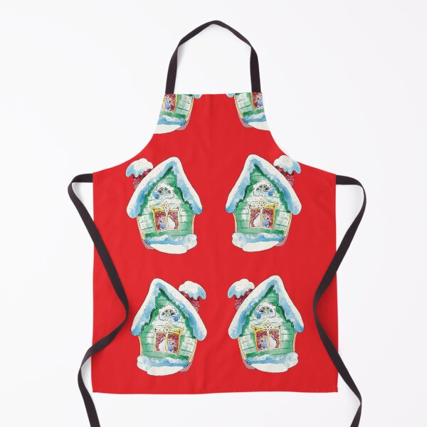 Item preview, holiday gingerbread pattern - red designed and sold by StudioViArt.