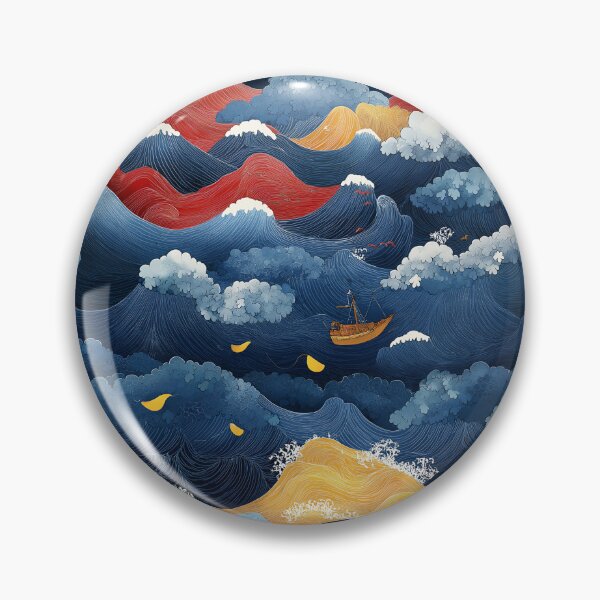 Item preview, Pattern of a stormy sea designed and sold by Ekalininart.