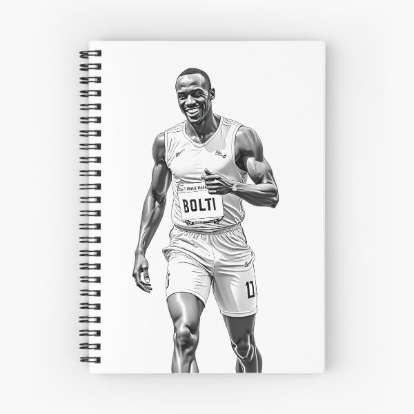 Artikelvorschau, Usain Bolt Skizze entworfen und verkauft von EverPrints.
