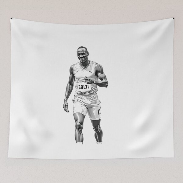 Item preview, Usain Bolt Sketch designed and sold by EverPrints.