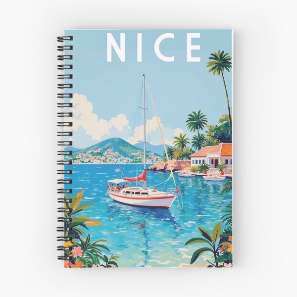 Item preview, French Riviera - Nice Travel Poster designed and sold by Arctic frame studio.