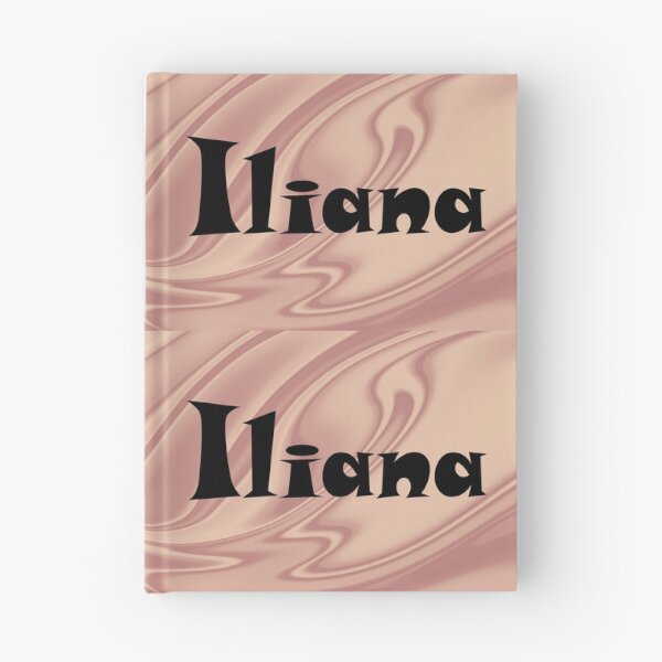 Item preview, Iliana Name Design - Cute Font, Minimalist, with Black Lettering :) designed and sold by Myriel-Myriel.