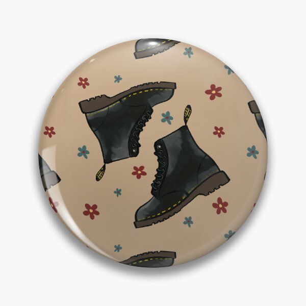 Item preview, Doc Marten Style Boots with Flowers designed and sold by emmacrayon.