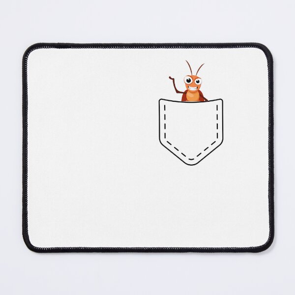 Item preview, Funny Cockroach Peeking Out of Pocket - Quirky Prank Design designed and sold by GorinART.