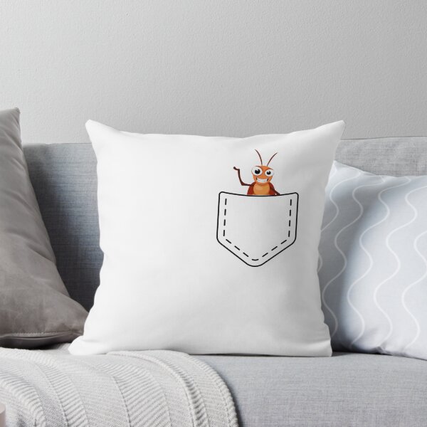 Item preview, Funny Cockroach Peeking Out of Pocket - Quirky Prank Design designed and sold by GorinART.