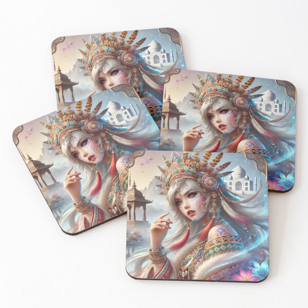 Item preview, “Enchanted Fusion: Tribal Beauty and Mystical Elegance” designed and sold by The-Diamond-Art.