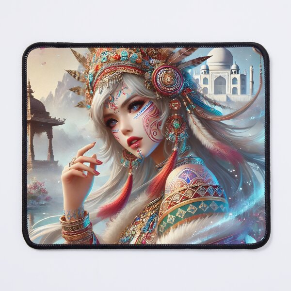 Item preview, “Enchanted Fusion: Tribal Beauty and Mystical Elegance” designed and sold by The-Diamond-Art.