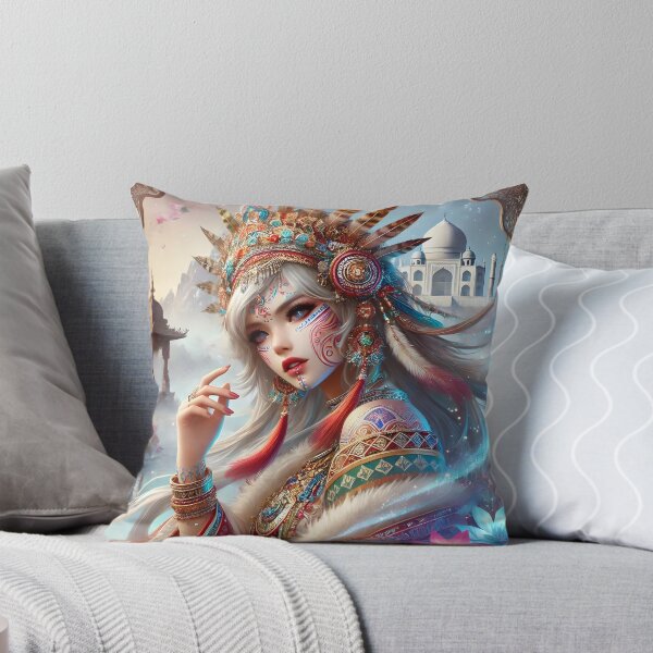 Item preview, “Enchanted Fusion: Tribal Beauty and Mystical Elegance” designed and sold by The-Diamond-Art.