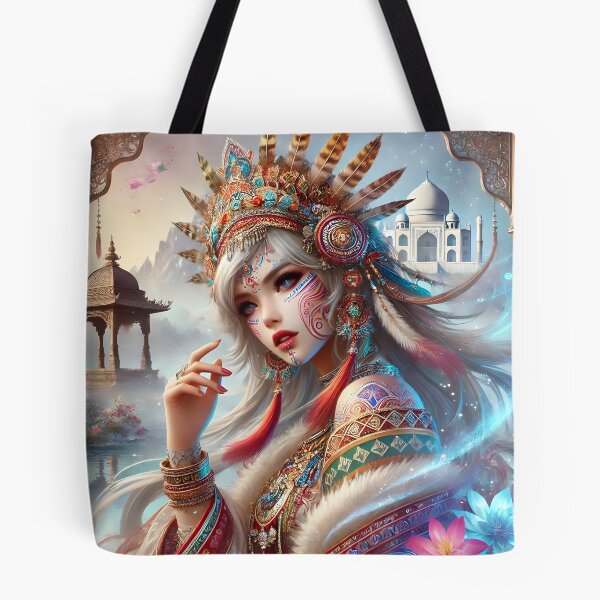 Item preview, “Enchanted Fusion: Tribal Beauty and Mystical Elegance” designed and sold by The-Diamond-Art.