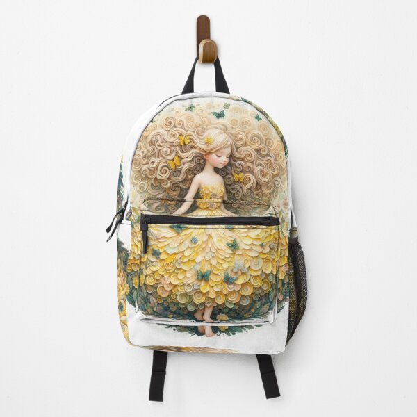 Item preview, Whimsical Nature Goddess in a Floral Dress designed and sold by ideandesign.