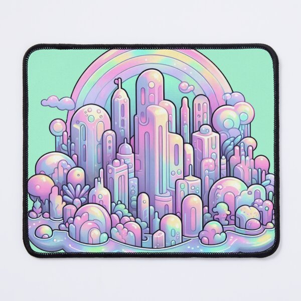Item preview, Iridescent Underwater Bubble City designed and sold by Kawaiidiss.