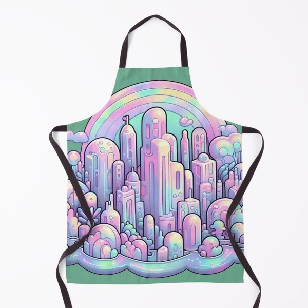 Item preview, Iridescent Underwater Bubble City designed and sold by Kawaiidiss.