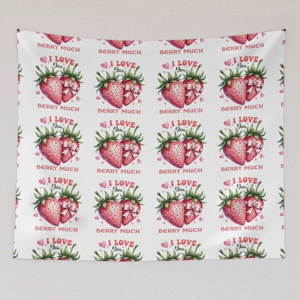Item preview, I love you Berry much - valentine design  designed and sold by Dominika Farkašová.