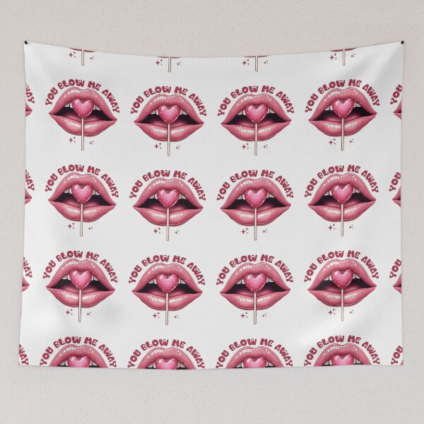 Item preview, You blow me away - lips - valentine design  designed and sold by Dominika Farkašová.
