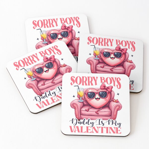 Item preview, Sorry Boys, Daddy´s my Valentine - valentine design  designed and sold by Dominika Farkašová.