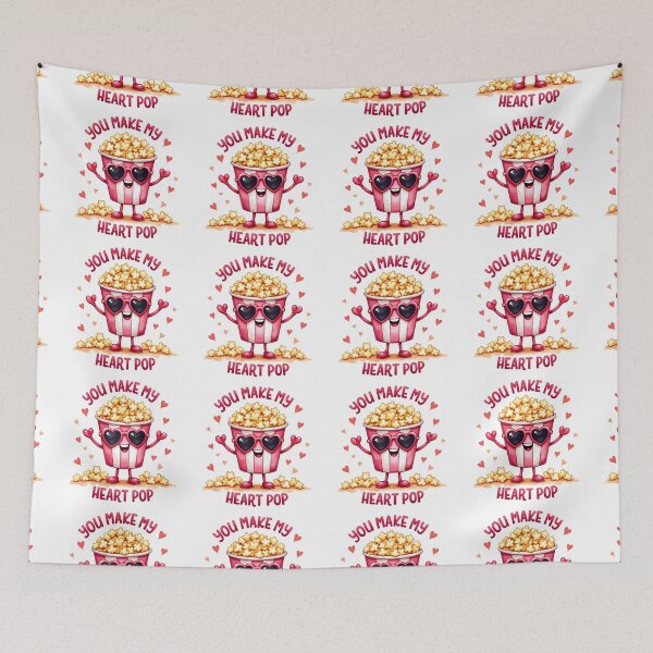 Item preview, You make my heart pop - popcorn - valentine design  designed and sold by Dominika Farkašová.