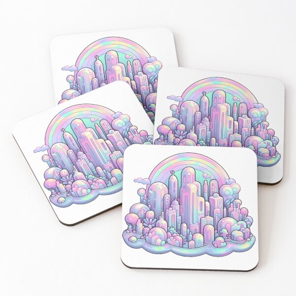 Item preview, Iridescent Underwater Bubble City designed and sold by Kawaiidiss.