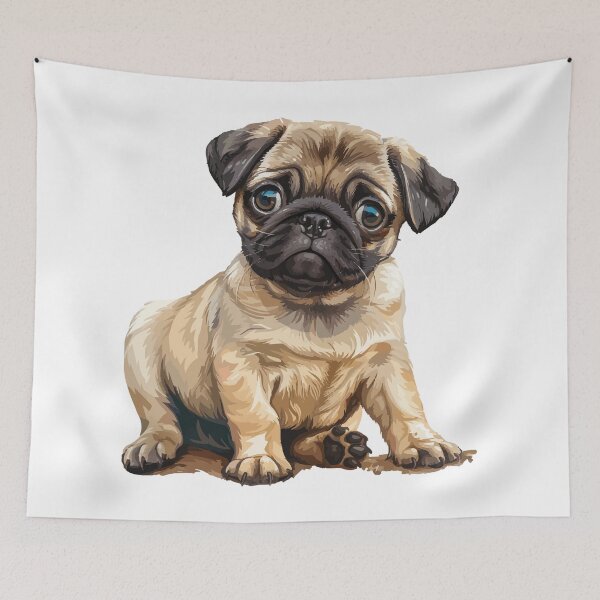 Item preview, Pug Puppy designed and sold by VelvetRoom.