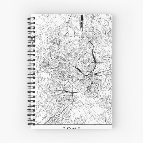 Aperçu de l'œuvre Carte blanche de Rome créée et vendue par multiplicitymap.