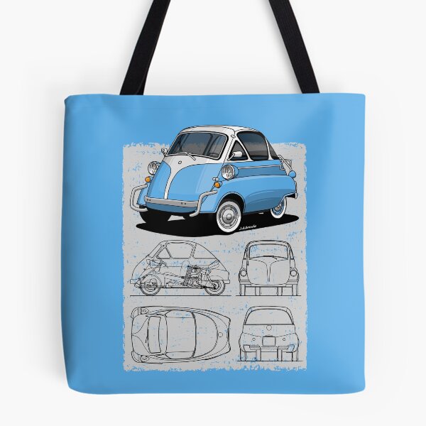 Item preview, The cutest car in history and its technical drawing designed and sold by designjaag.