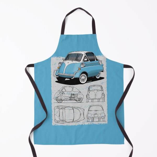 Item preview, The cutest car in history and its technical drawing designed and sold by designjaag.