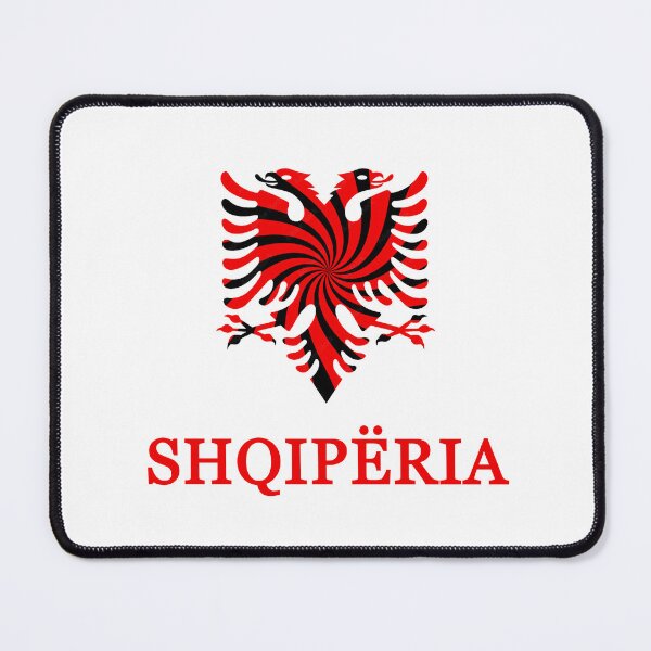 Item preview, Shqipëria red black swirl designed and sold by VRedBaller.