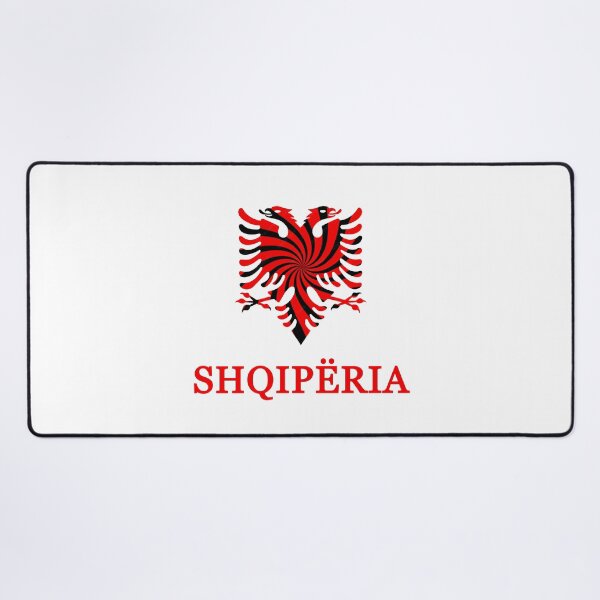 Item preview, Shqipëria red black swirl designed and sold by VRedBaller.