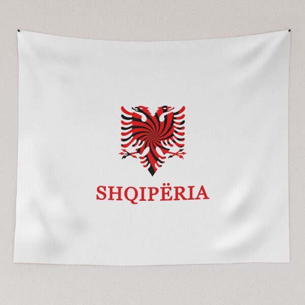 Item preview, Shqipëria red black swirl designed and sold by VRedBaller.