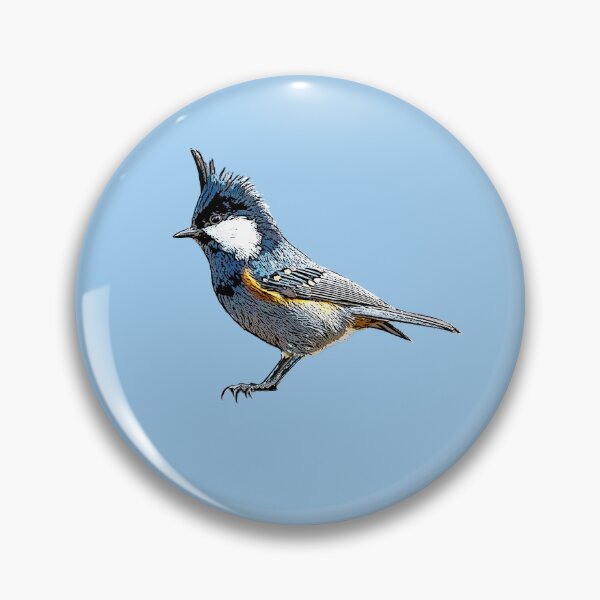 Item preview, Coal Tit Black Alternate Design  designed and sold by designsasstultd.