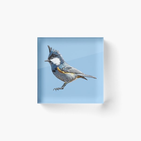 Item preview, Coal Tit Black Alternate Design  designed and sold by designsasstultd.