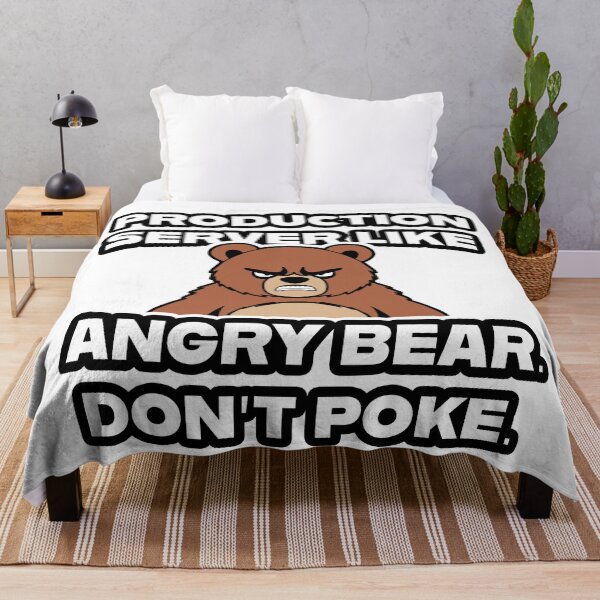 Item preview, Production Server like angry bear. Don't Poke. designed and sold by Code  Monkeys.