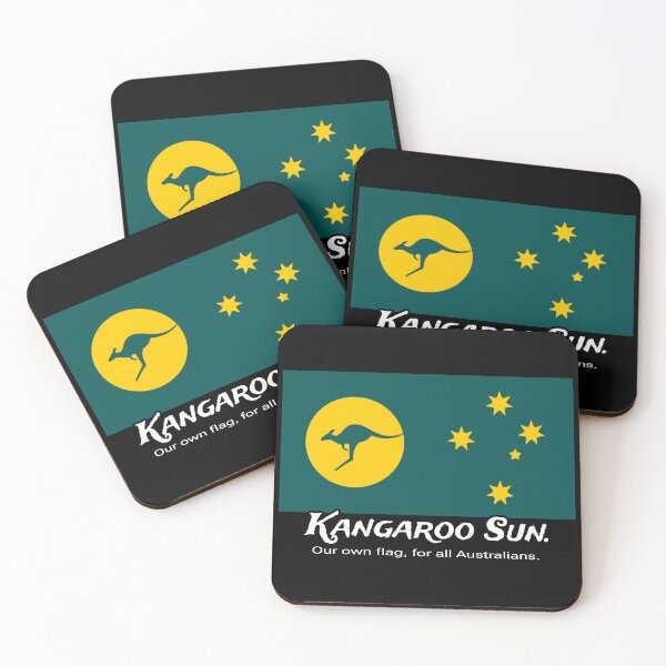 Item preview, Aussie Kangaroo Sun Flag. Our own flag for all Australians  designed and sold by Kangaroo Sun.