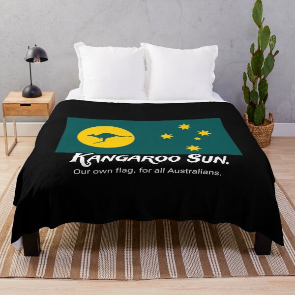 Item preview, Aussie Kangaroo Sun Flag. Our own flag for all Australians  designed and sold by Kangaroo Sun.