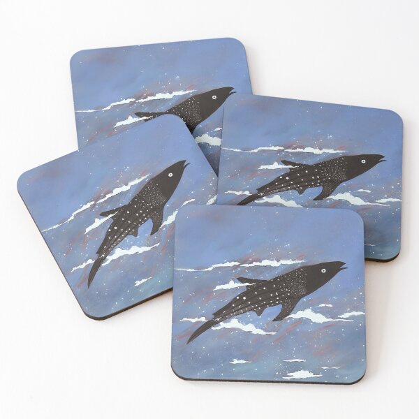Item preview, A cute weird whale fish flying in the sky designed and sold by MerryCrown.