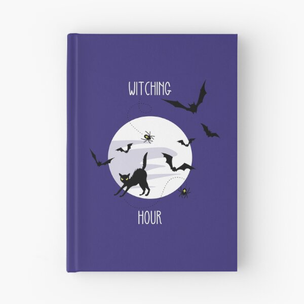 Item preview, witching hour - black cat, spiders, bats and moon designed and sold by kobyakov.