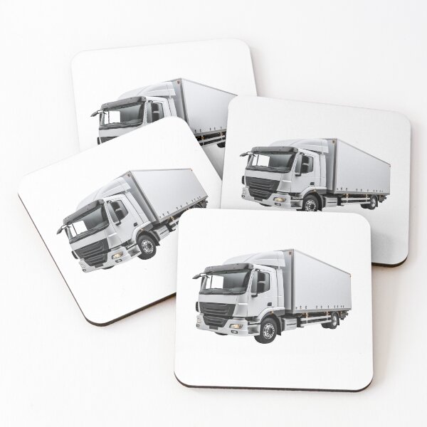 Item preview, White Truck on Transparent Background designed and sold by MiraCleAI.
