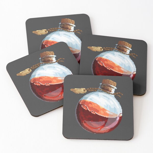 Item preview, Pixel Art Health Potion designed and sold by The-Frog-Person.