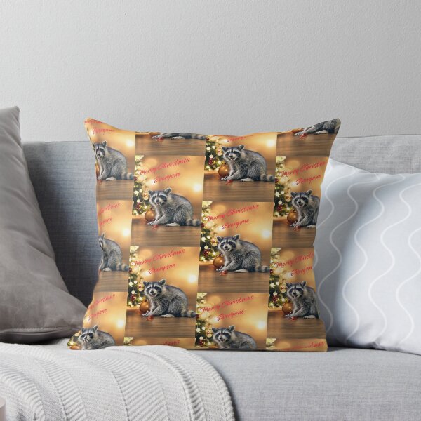 Item preview, Raccoon Merry Christmas designed and sold by Richard W J Conyard.